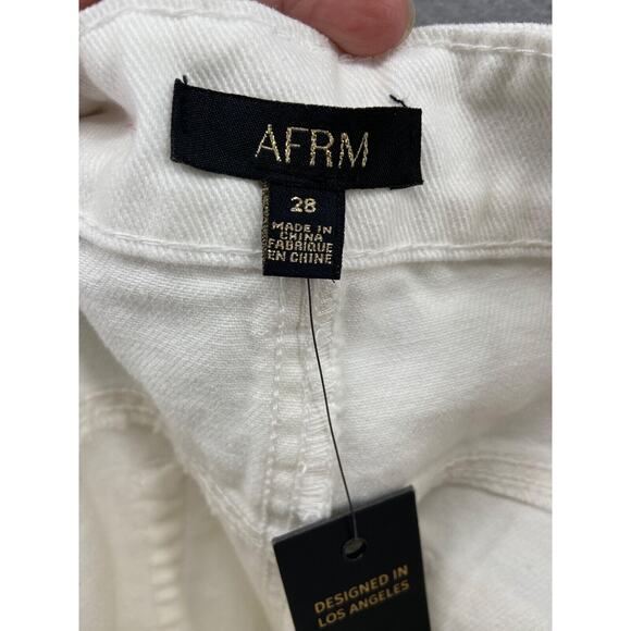 NWT AFRM Jeans Womens Sz 28 Luisa Distressed High Rise Ankle Crop Skinny - Picture 10 of 15